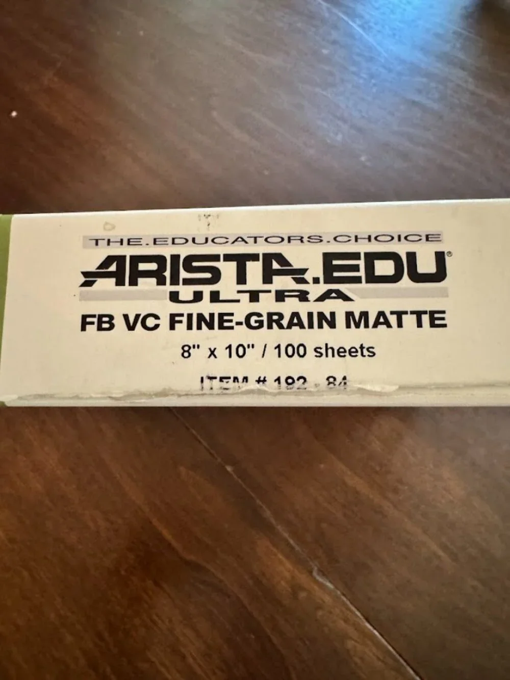 Arista EDU Ultra Photographic Paper FB VC Fine-Grain Matte 100 -partially used